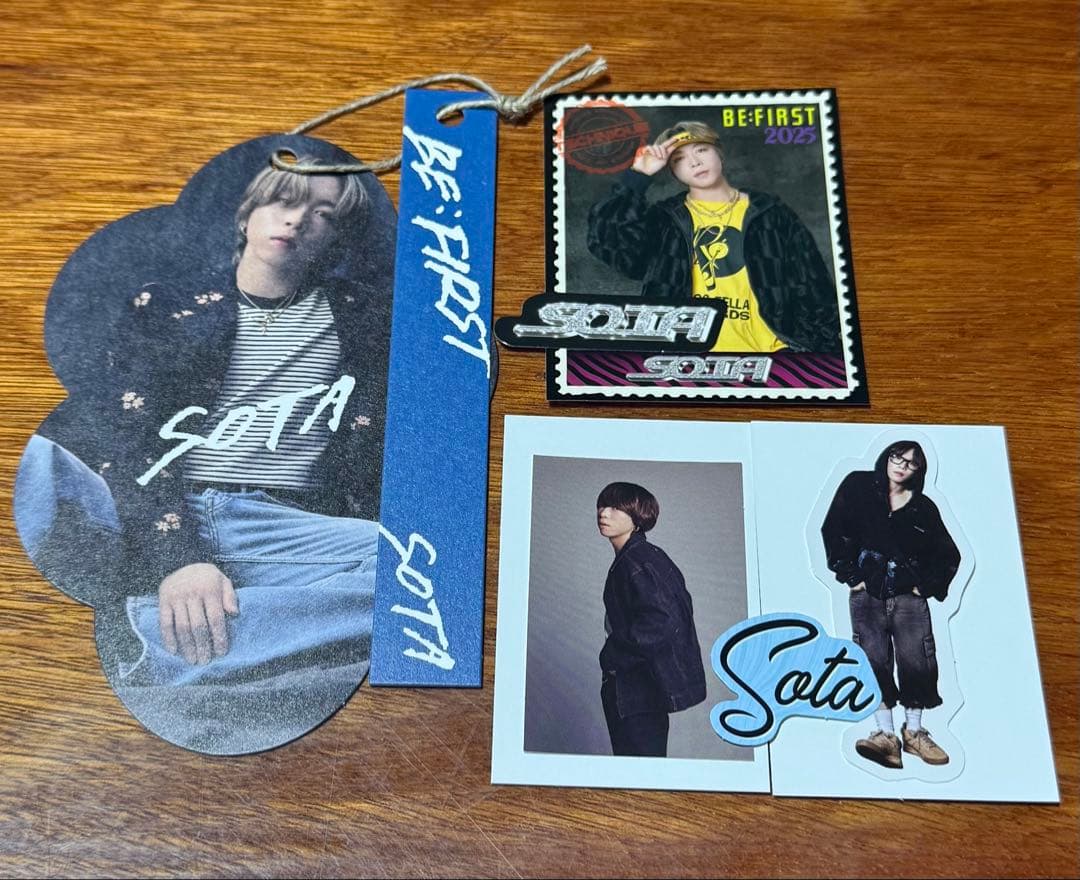 BE:FIRST ソウタ(SOTA)ステッカー フォトカード4点セット - メルカリ