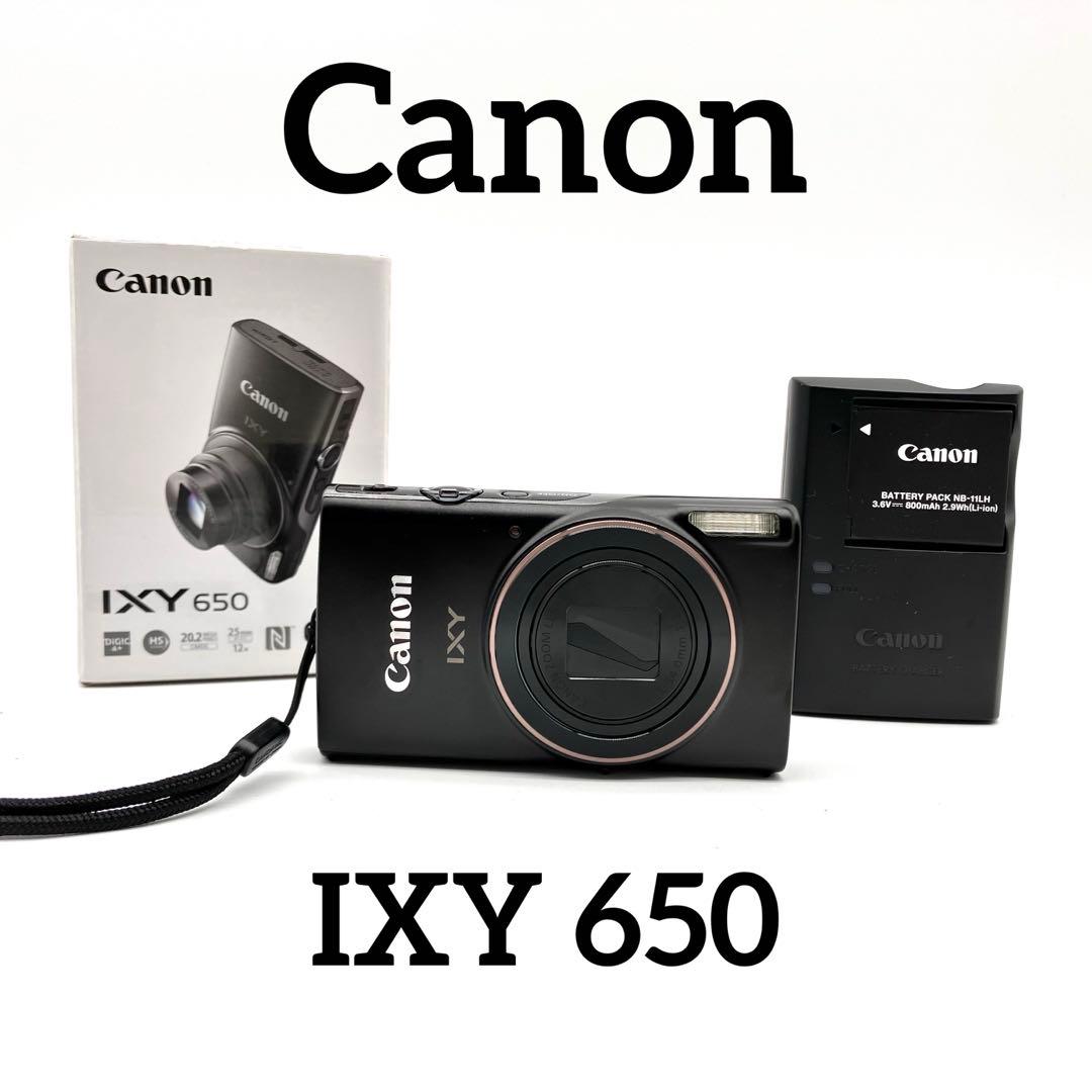 美品♪ Wi-Fi対応　Canon IXY 650 ブラック Amazon | Canon コンパクトデジタルカメラ IXY 650 ブラック 光学12倍