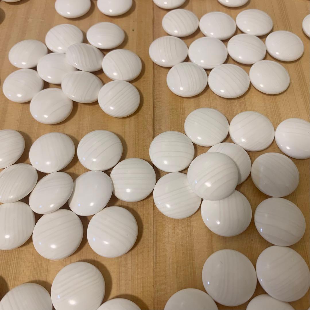 美品超貴重 厳選32,33号雪印 日向特製蛤碁石 高級碁笥美栄セット 数