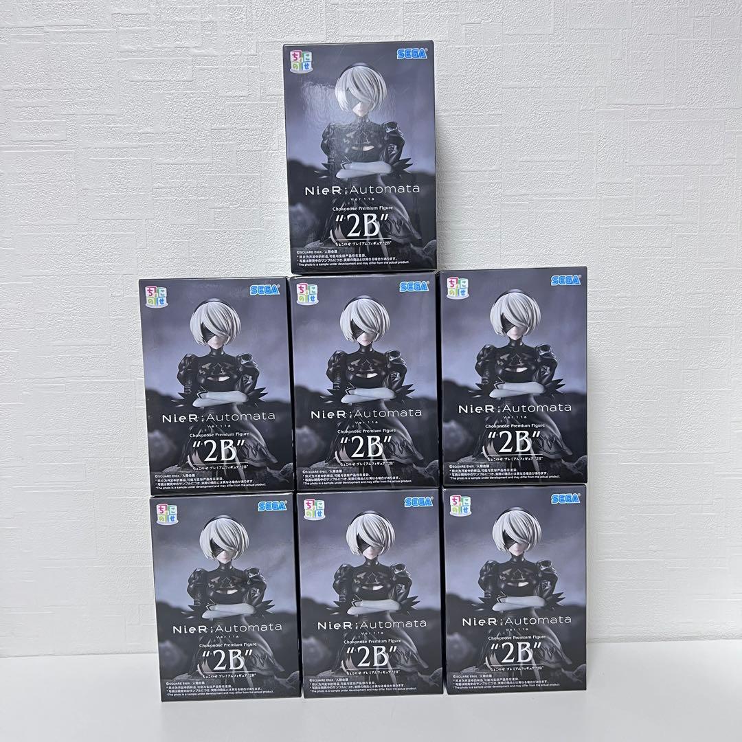 【新品未開封品】NieR:Automata 2B ちょこのせ フィギュア 7点