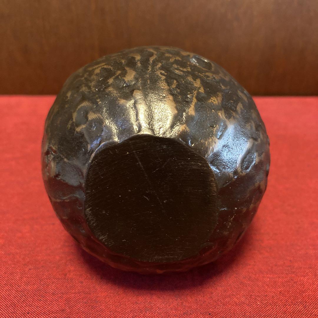 03501】 鋳鉄 銅器 瓢箪 花瓶 一輪挿し 在銘 - メルカリ