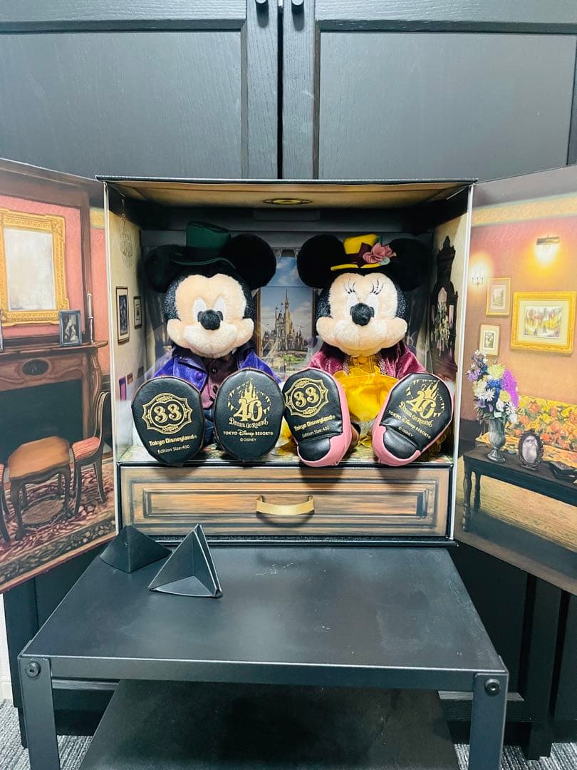 限定品 ディズニー クラブ 33 40周年限定 ミッキー＆ミニー ぬいぐるみ