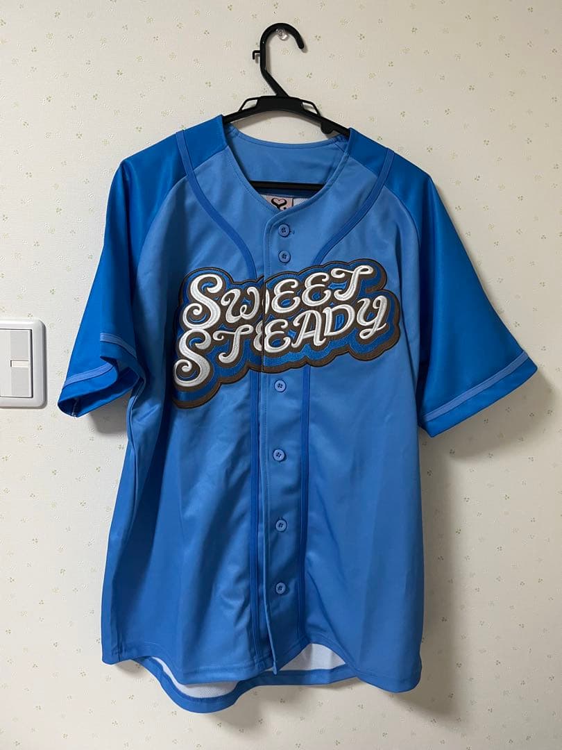 【匿名】 SWEET STEADY すいすて 青 奥田彩友 推しアピユニフォーム