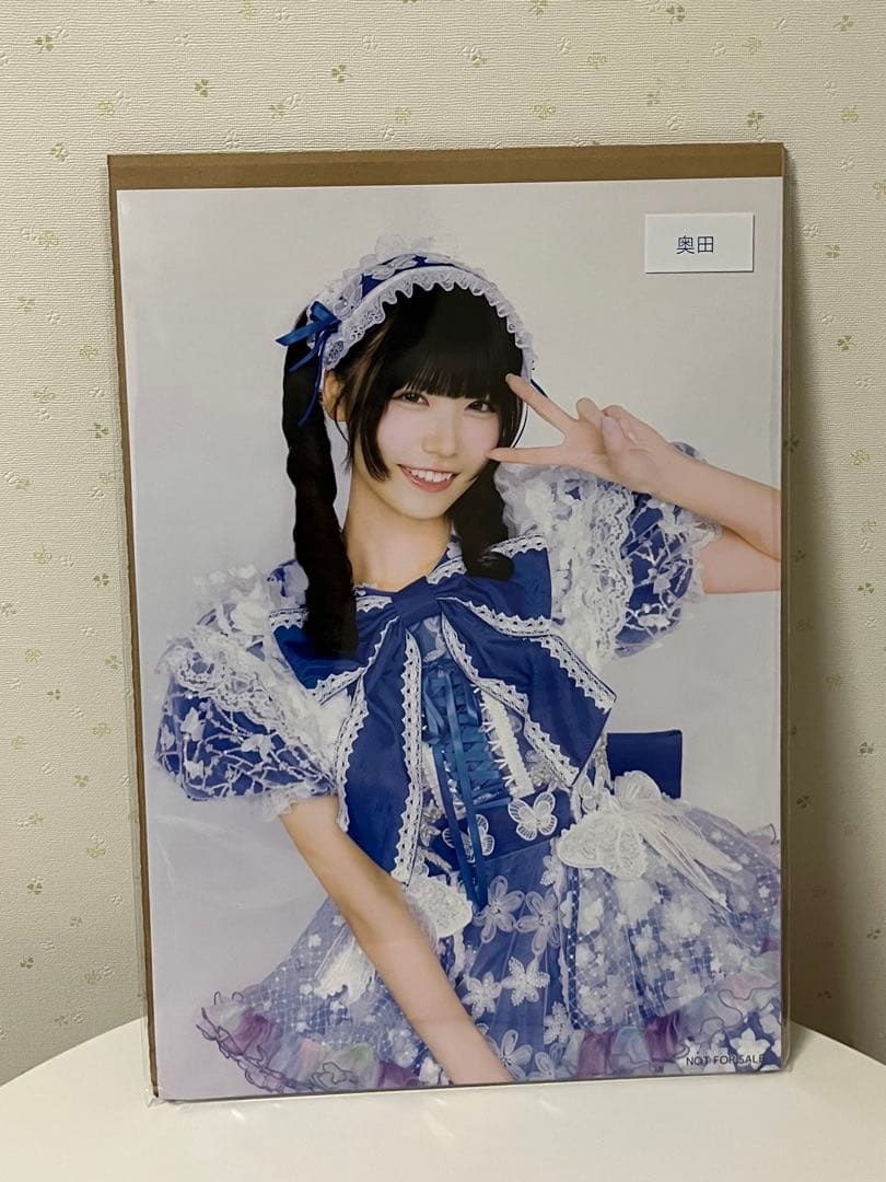 【匿名】 SWEET STEADY すいすて 青 奥田彩友 推しアピユニフォーム