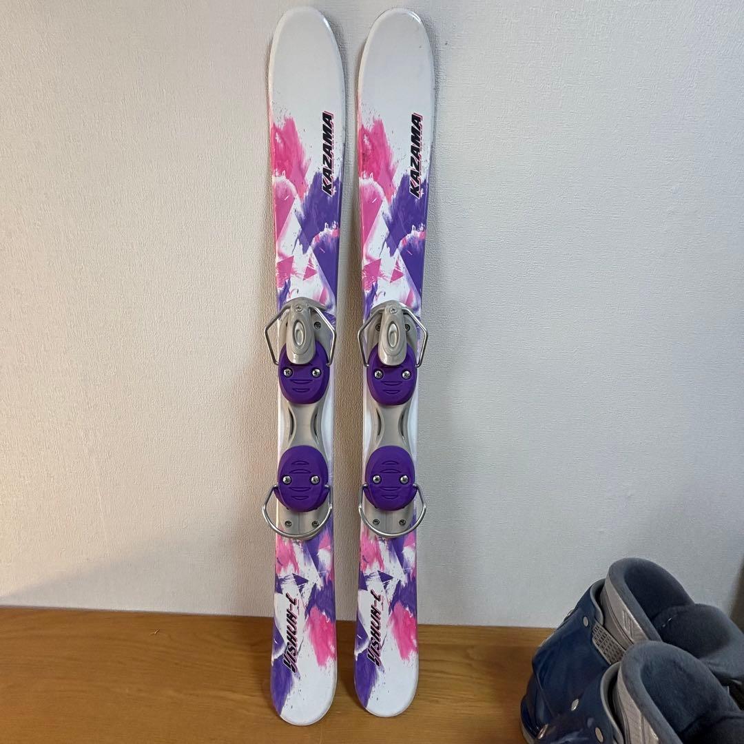 レディースショートスキーセット ファンスキー KAZAMA 23-23.5cm