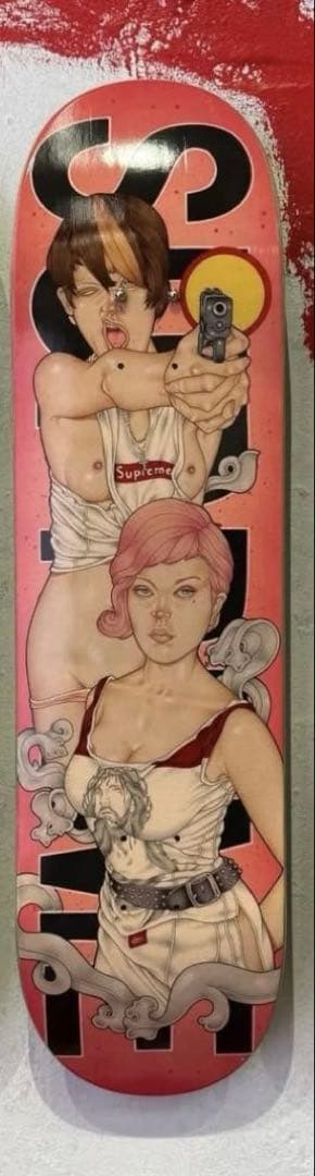 シュプリームSupreme Girls Skateboard \"Red\"デッキ