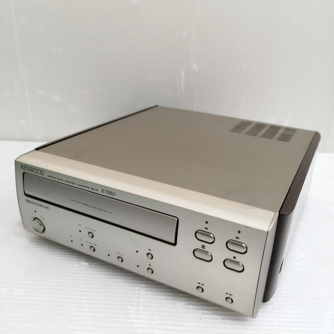 ジャンク】KENWOOD カセットデッキ x-7pro 2台セット - メルカリ