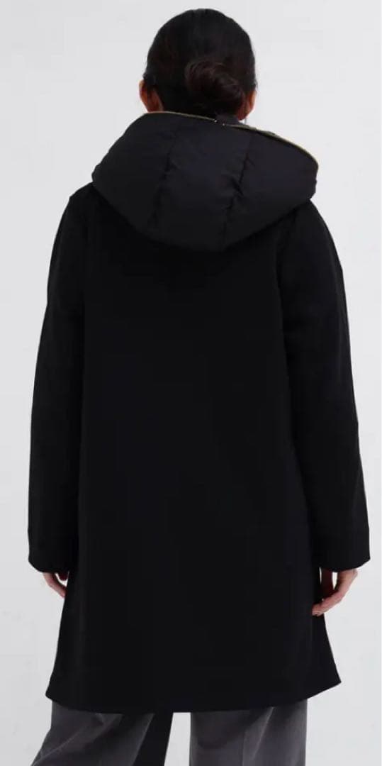 ヤマダヤ MEDOCフード付き ダウンコート 黒色 ブラック - メルカリ