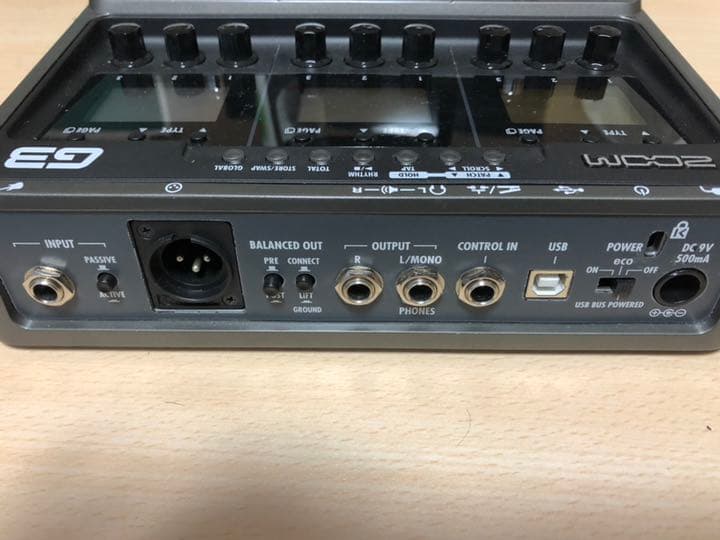 ZOOM G3 マルチエフェクター ACアダプター付ZOOM G3 ギターマルチ