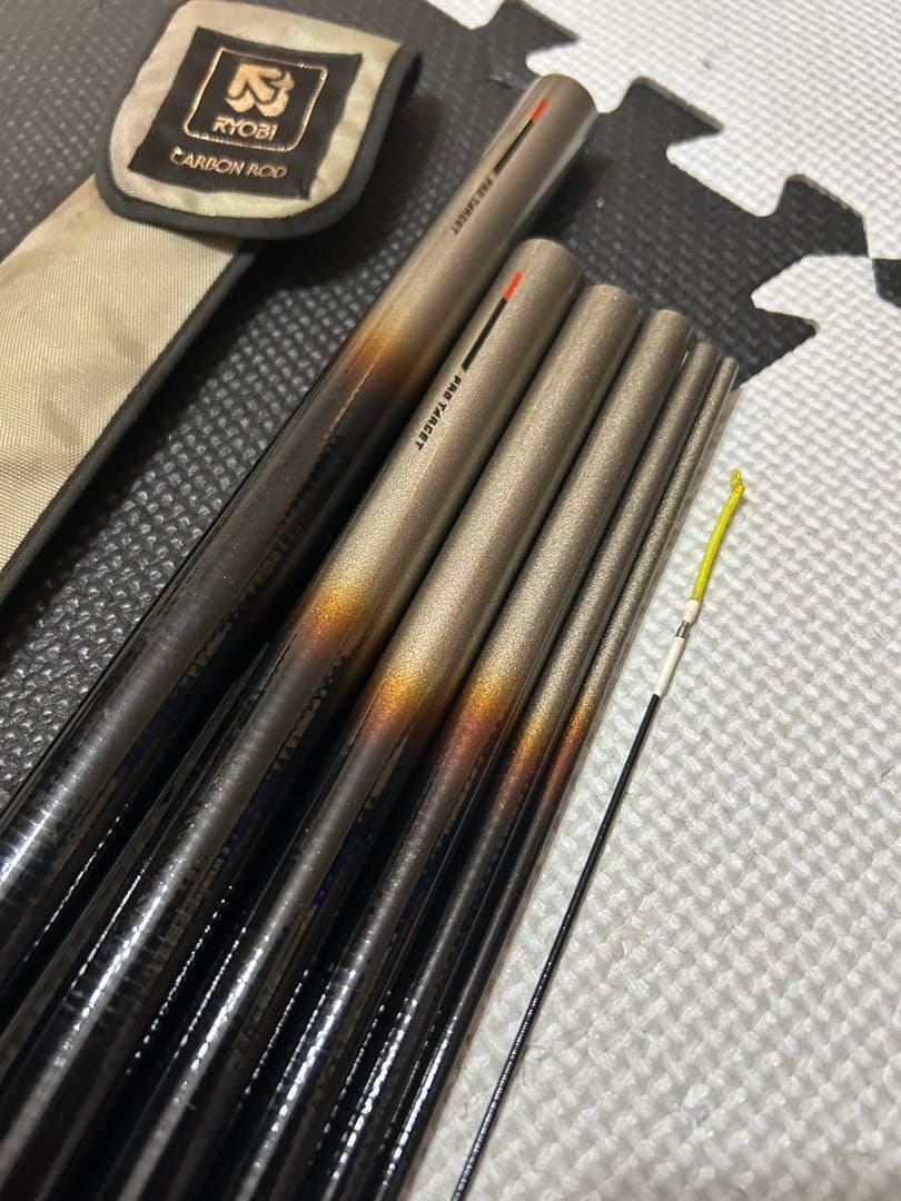 RYOBI リョービ カーボンロッド プロターゲット 鮎VS 中硬硬 90-76
