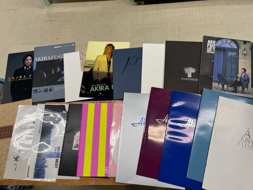 布施明 サイン Tシャツ トレーナー 書籍 ブロマイド 公式グッズ 大量まとめ