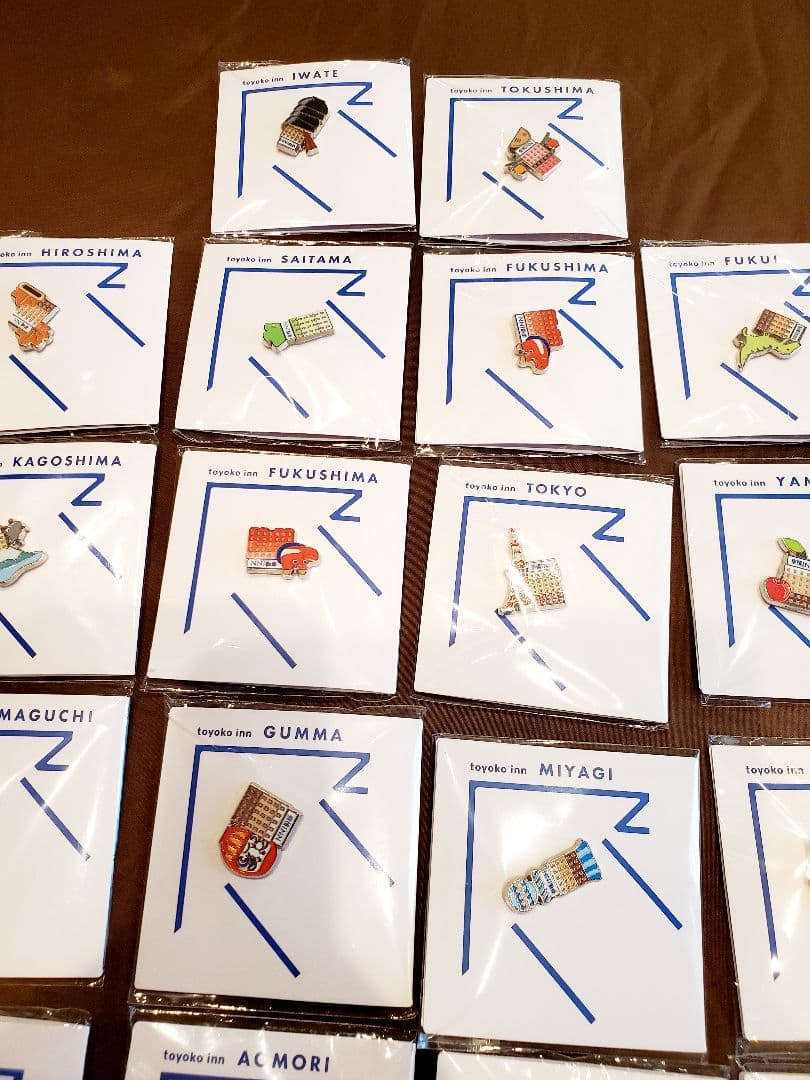 早い者勝ち!【新品・未開封】東横インご当地GENKIバッジ 26種set