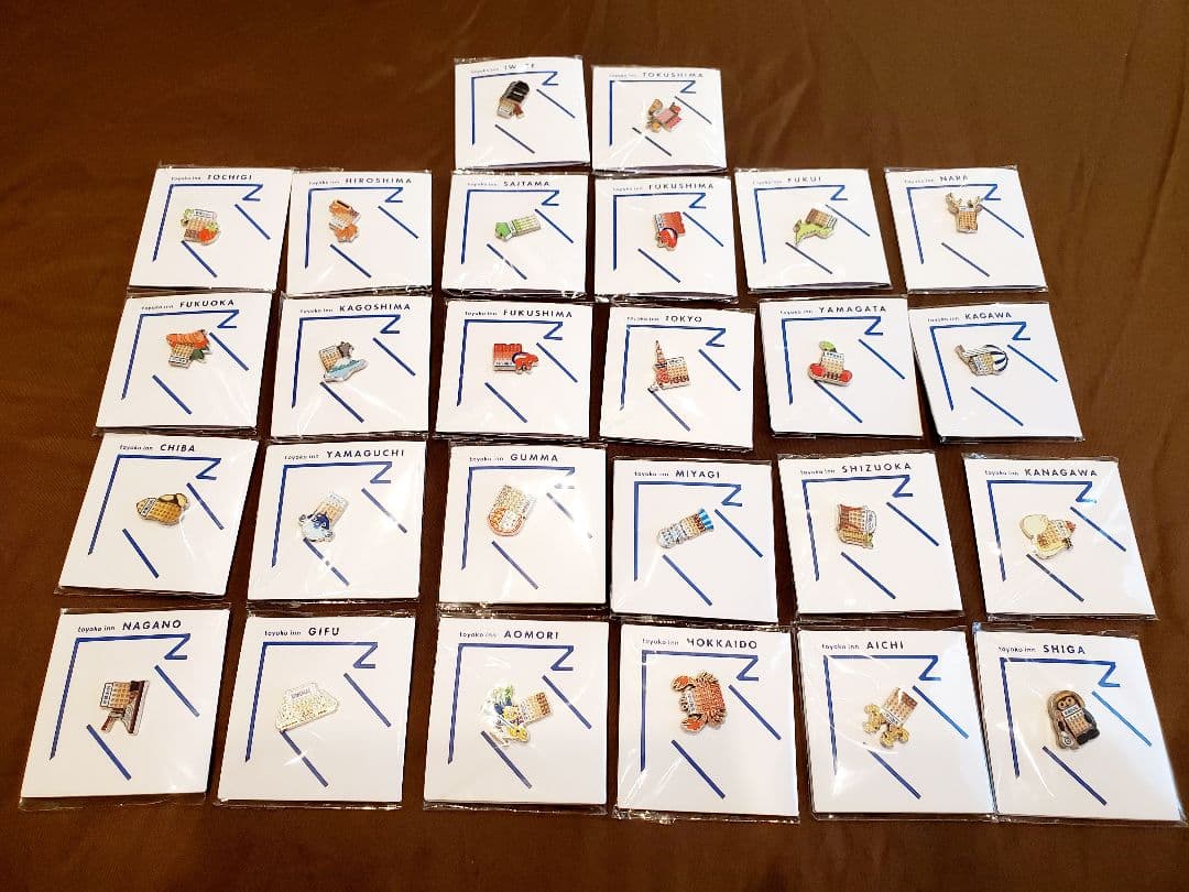 早い者勝ち!【新品・未開封】東横インご当地GENKIバッジ 26種set