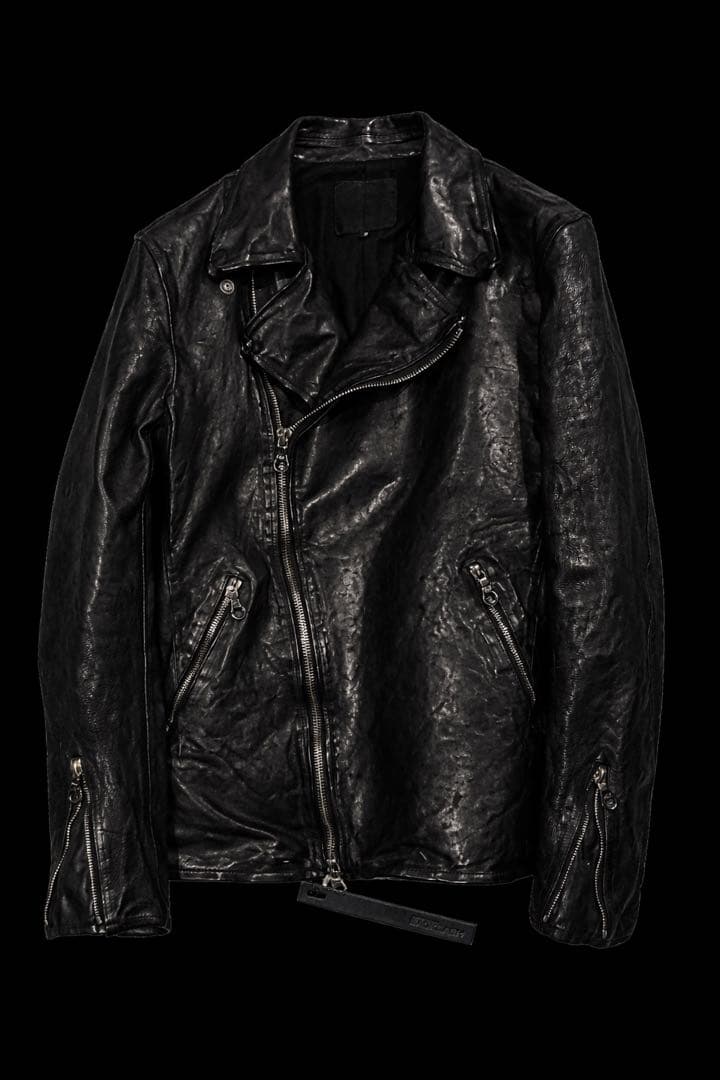 イサムカタヤマバックラッシュ　アルジェントネロ　ダブルライダース BACKLASH アルジェントネロ ダブルライダース XL 黒 ブラック イサム