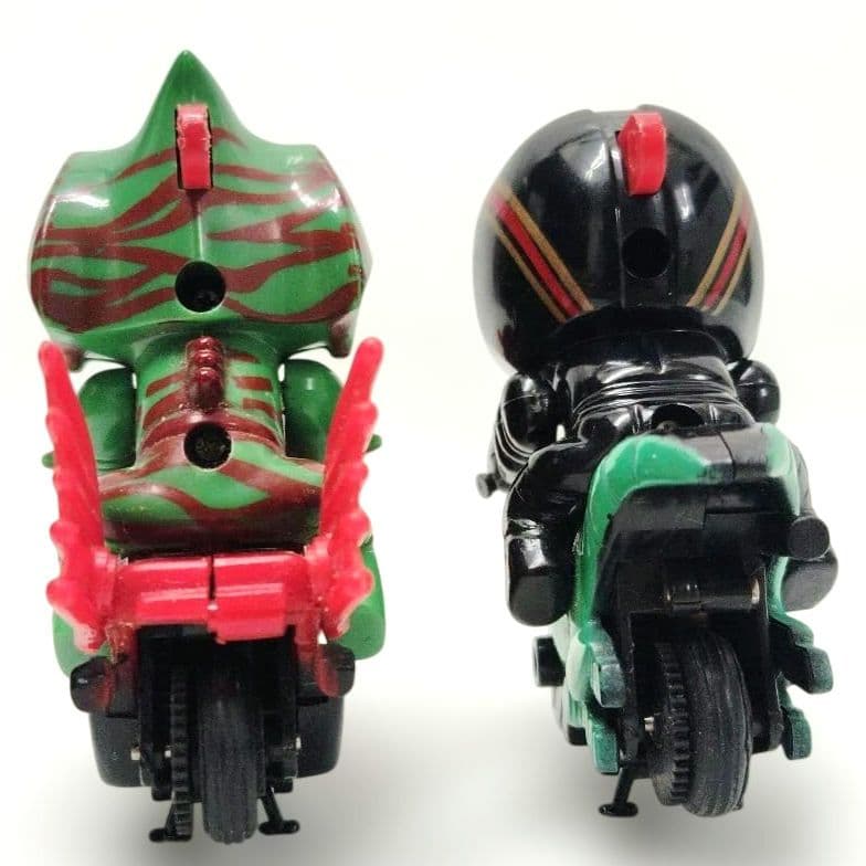 T】バンダイ 仮面ライダー倶楽部 カッとびライダー キーホルダー 2点