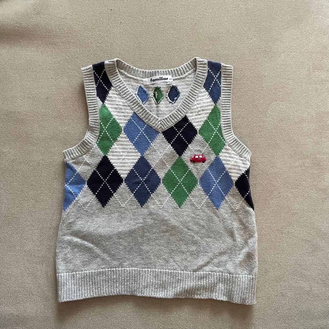 ファミリア ベスト 90センチ 入園式 卒園式 発表会 フォーマル - メルカリ