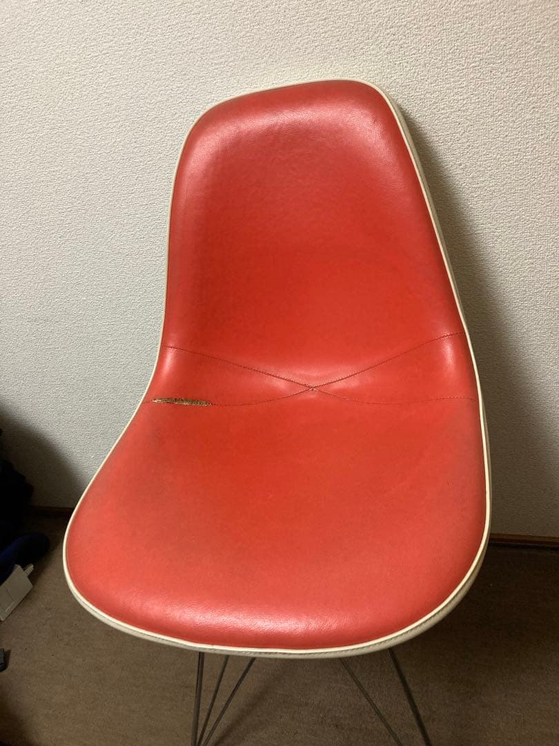 97年製イームズ シェルチェア FRP 合皮レザー モダニカ エッフェル