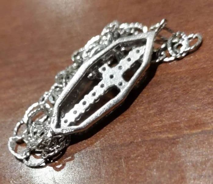 アガットプレシャスPTダイヤクロスブレスレット - メルカリ