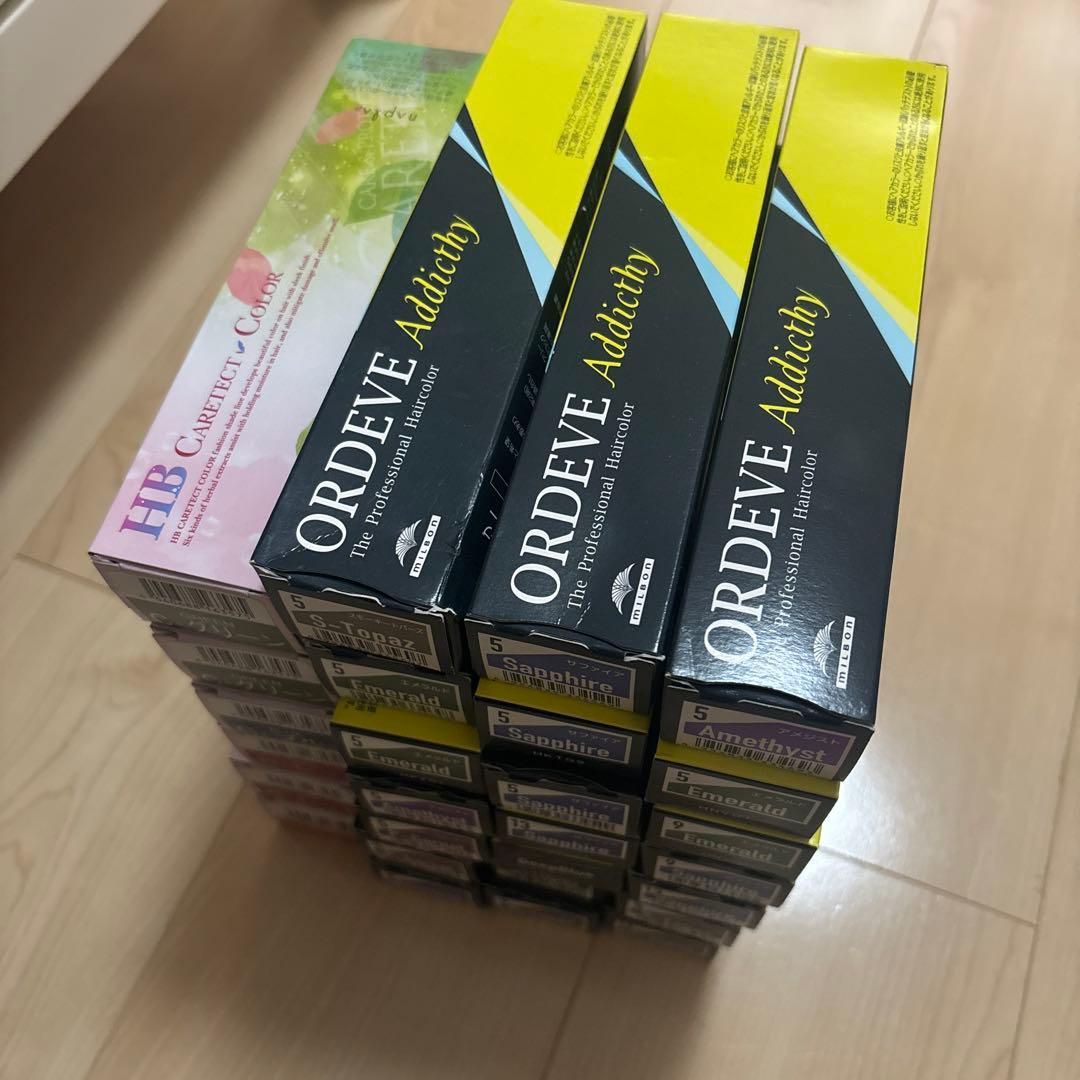 ORDEVE Addicthy ヘアカラー剤 27本セット - メルカリ