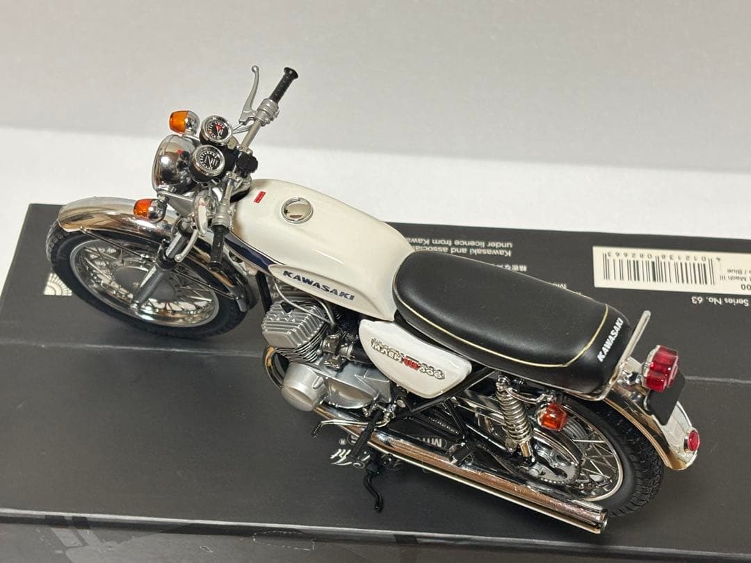 ミニチャンプス　1/12 Kawasaki H1 Mach III 青/白