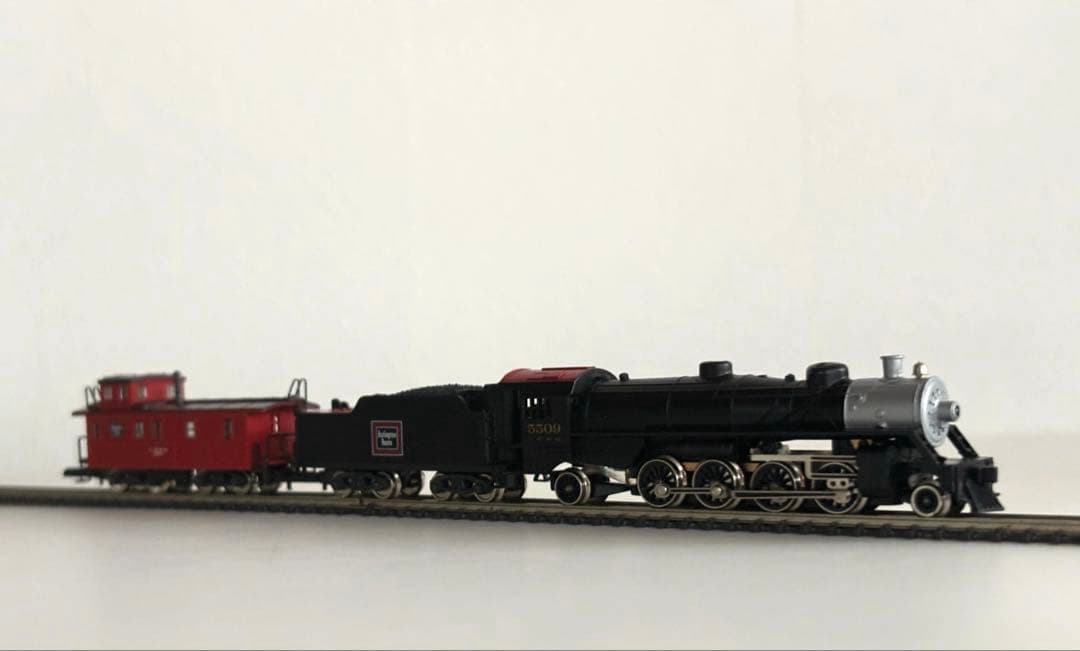 メルクリン　ミニクラブ 　バーリントンルート　ミカド大型蒸気機関車&カブース