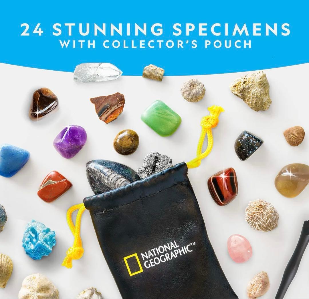 ナショナルジオグラフィック 2022年アドベントカレンダー 鉱石 宝石 化石