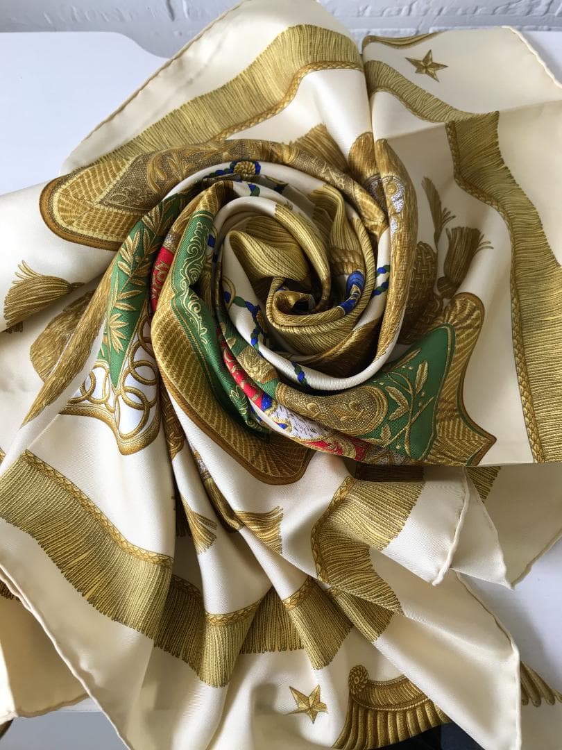 HERMES エルメス 大判スカーフ カレ90 サーベル飾り袋 668 - メルカリ