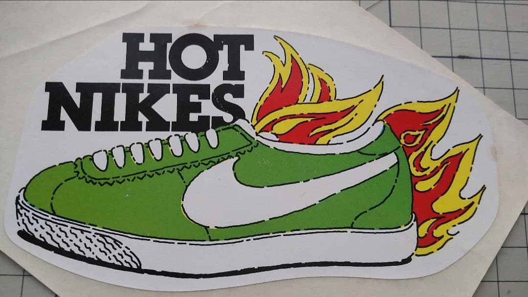 Old 珍品 NIKE ステッカー２点 1970年代