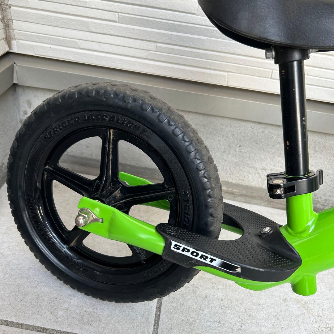中古品】ストライダースポーツ STRIDER SPORT 赤 黄緑 おまけ付き