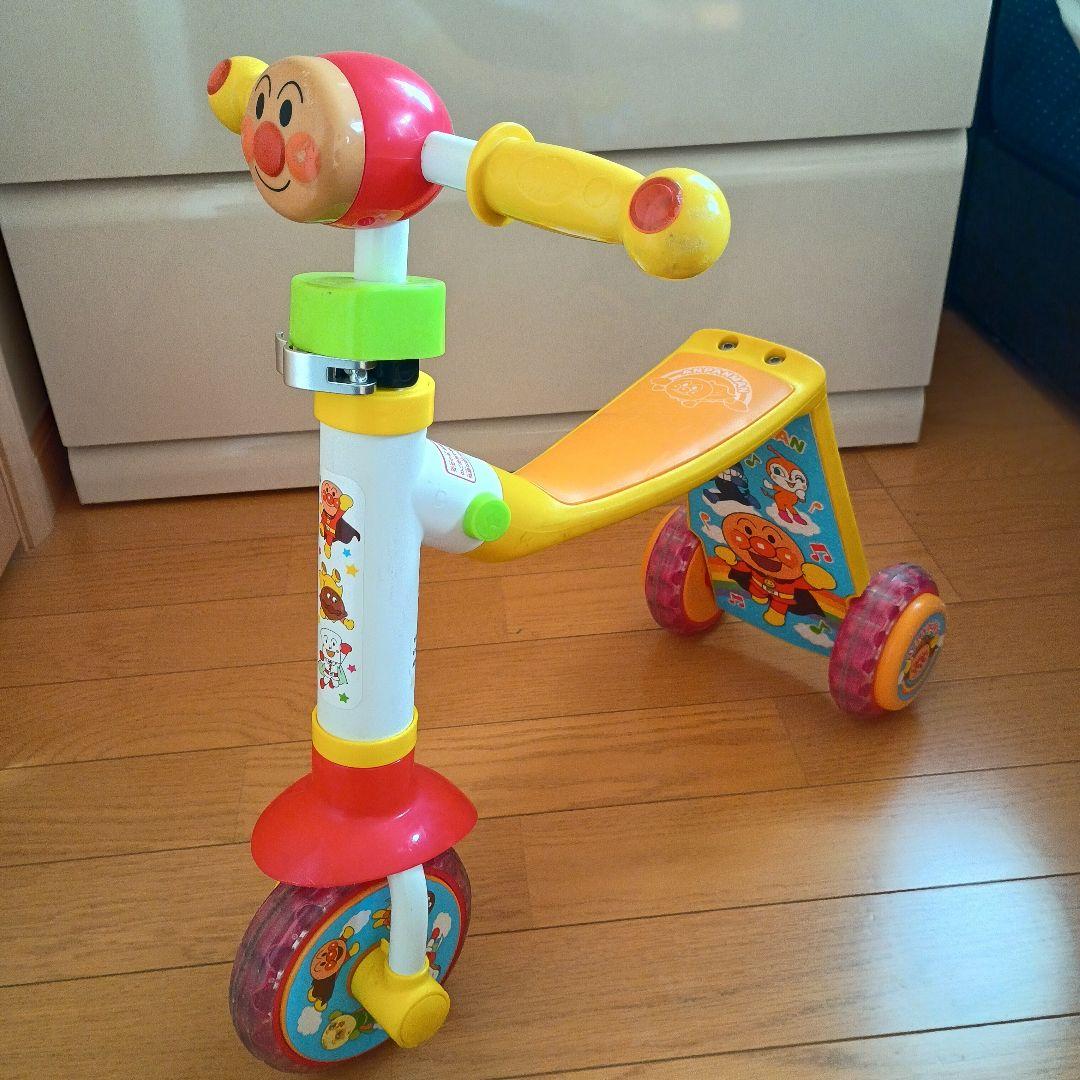 JOYPALETTE アンパンマン かんたんチェンジ 2WAYスクーター説明書付