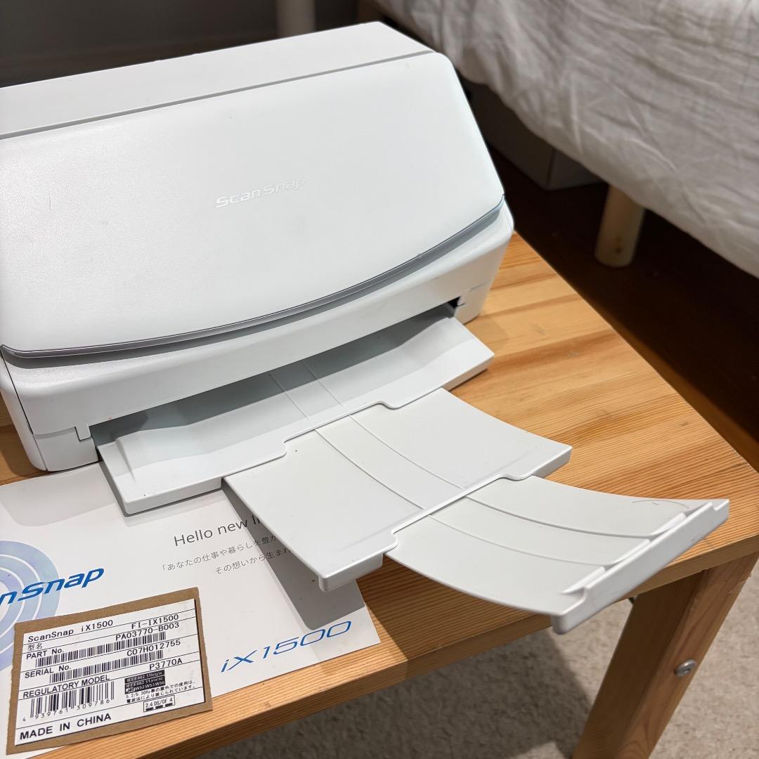 T*5様 ScanSnap ix1500 スキャン枚数 3722枚 - メルカリ