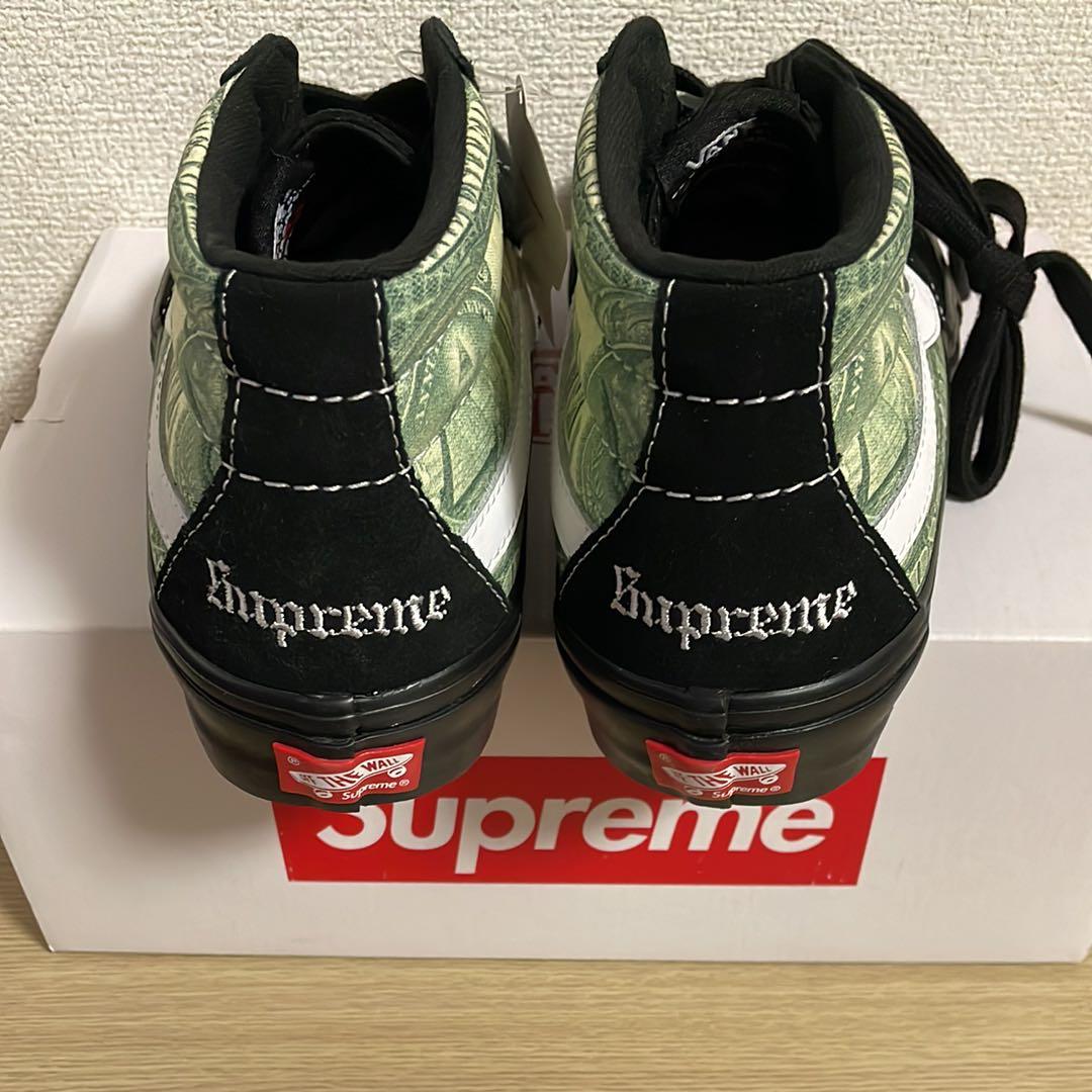 Supreme Vans Sk8-Hi 26.0cm ドル紙幣デザイン