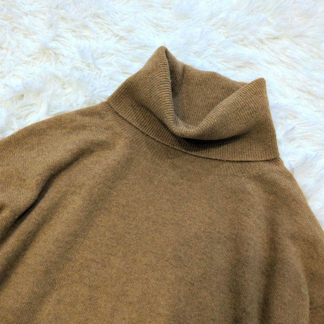 EVERYDAY I LIKE タートルネック ニット カシミヤ キャメル