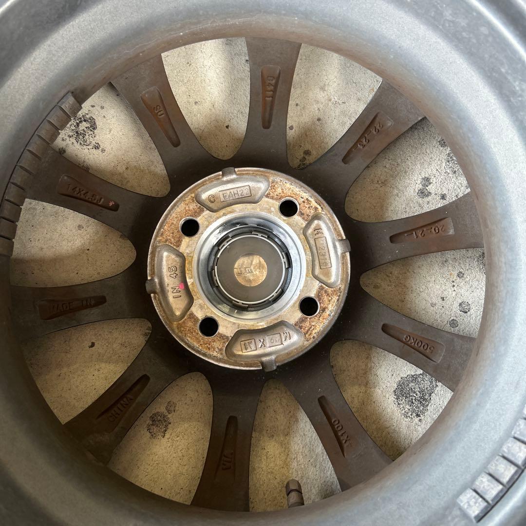 BADX DOS 14インチ 5.5J PCD100 4穴　取引ナットおまけ付き