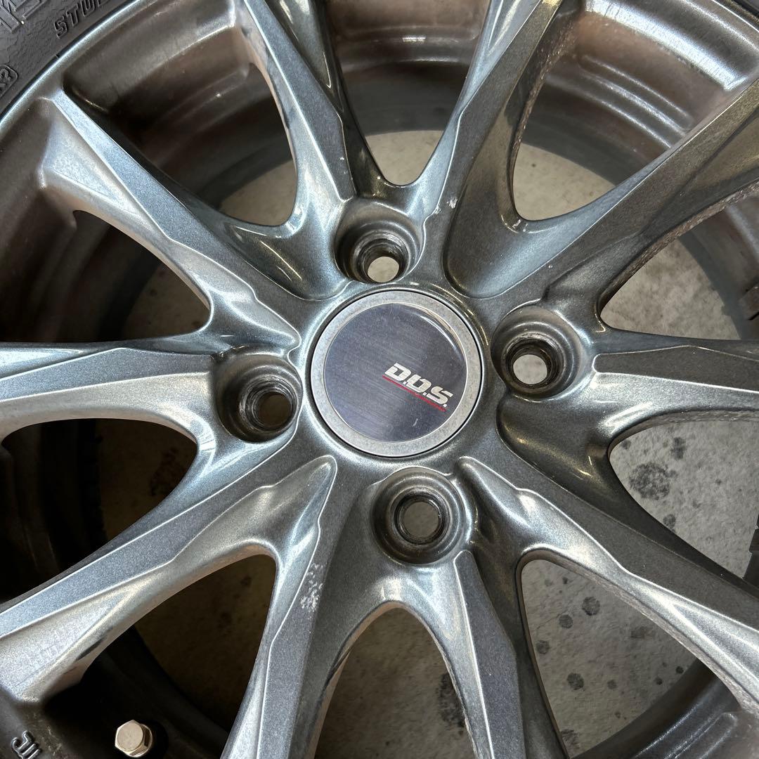 BADX DOS 14インチ 5.5J PCD100 4穴　取引ナットおまけ付き