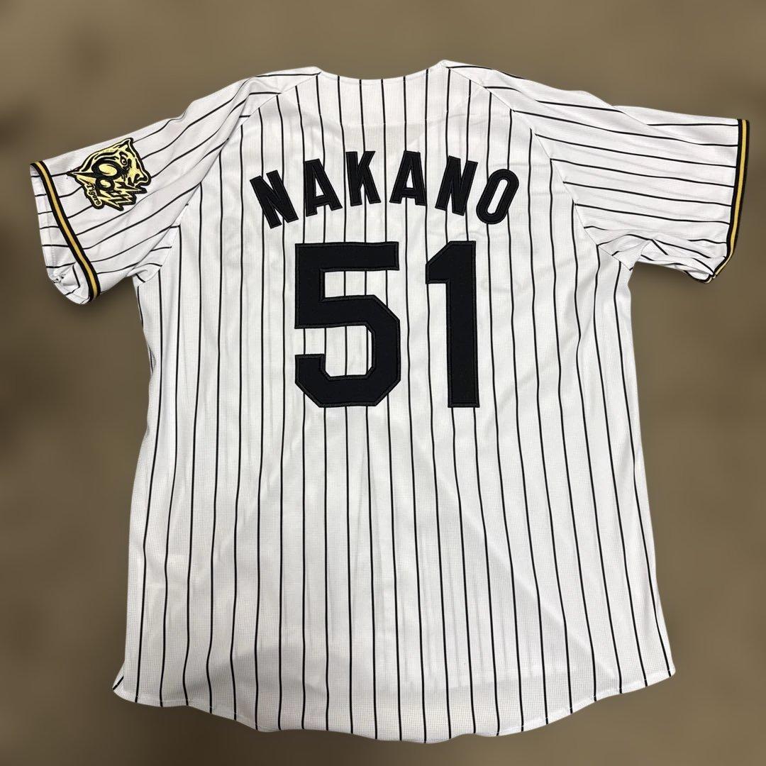 阪神タイガース51 中野拓夢選手ホームユニフォームLサイズ - メルカリ