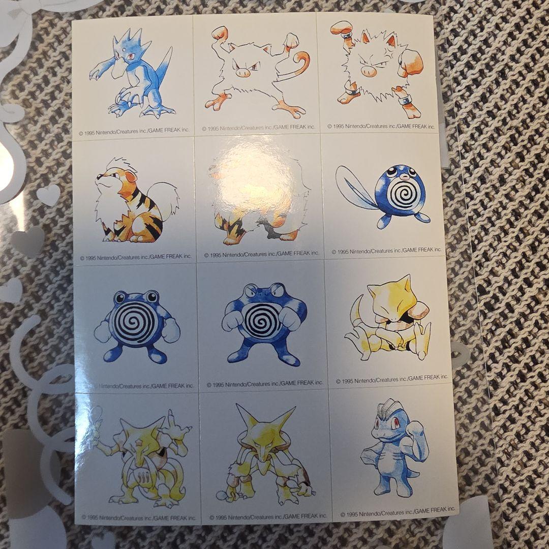 【赤緑初期絵柄！】ポケモンシールセット　1990年代