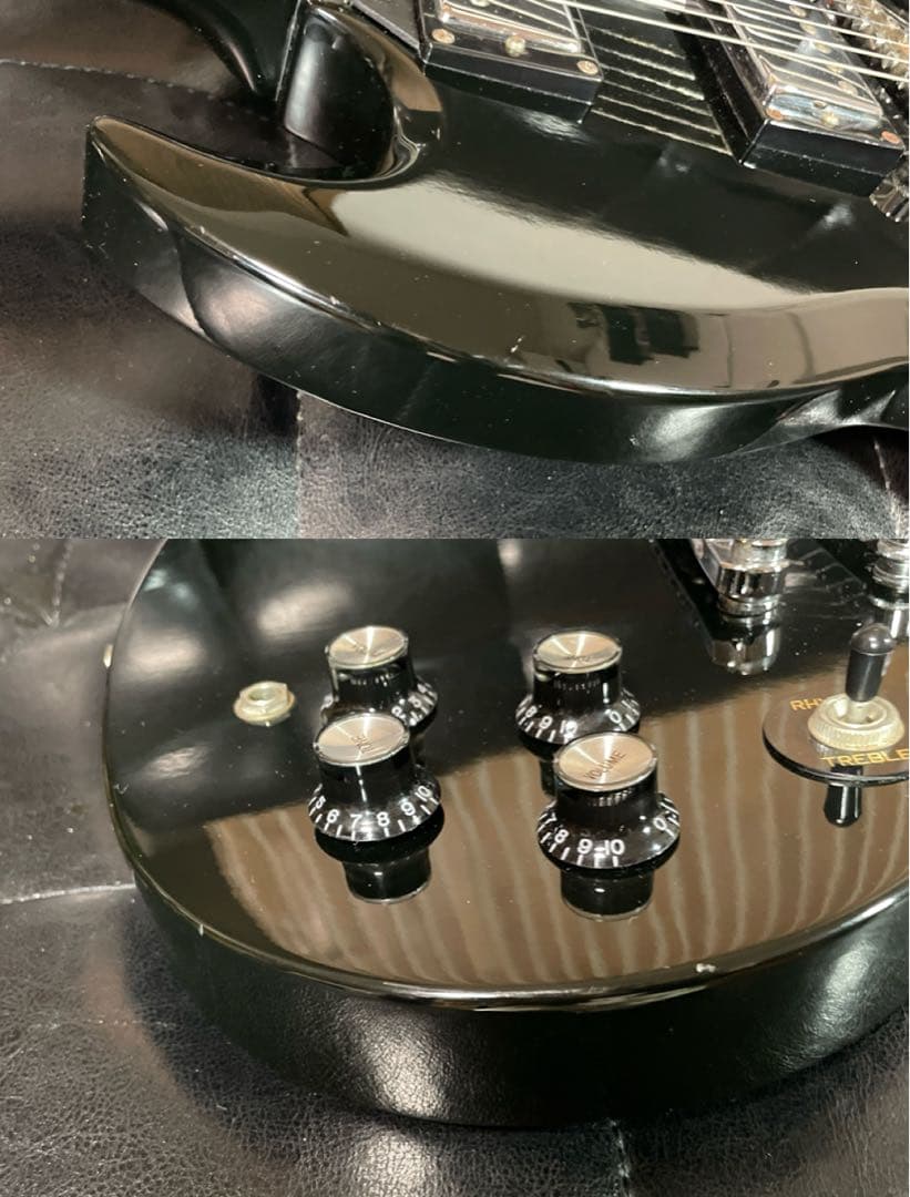Epiphone SG 鼈甲 BLACK GROVER PEGグローバー - メルカリ