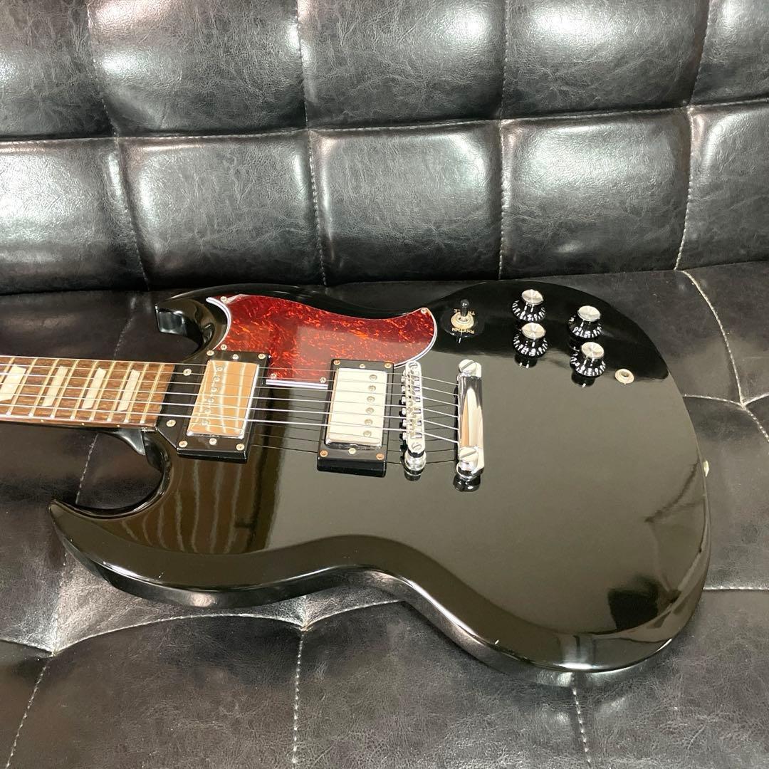 Epiphone SG 鼈甲 BLACK GROVER PEGグローバー - メルカリ