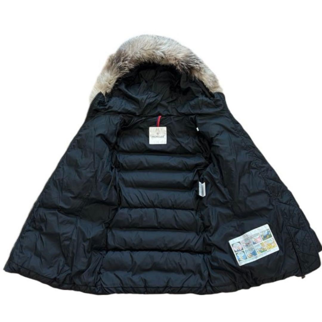 極美品】MONCLER CLION ダウンジャケット ブラック 00 - メルカリ