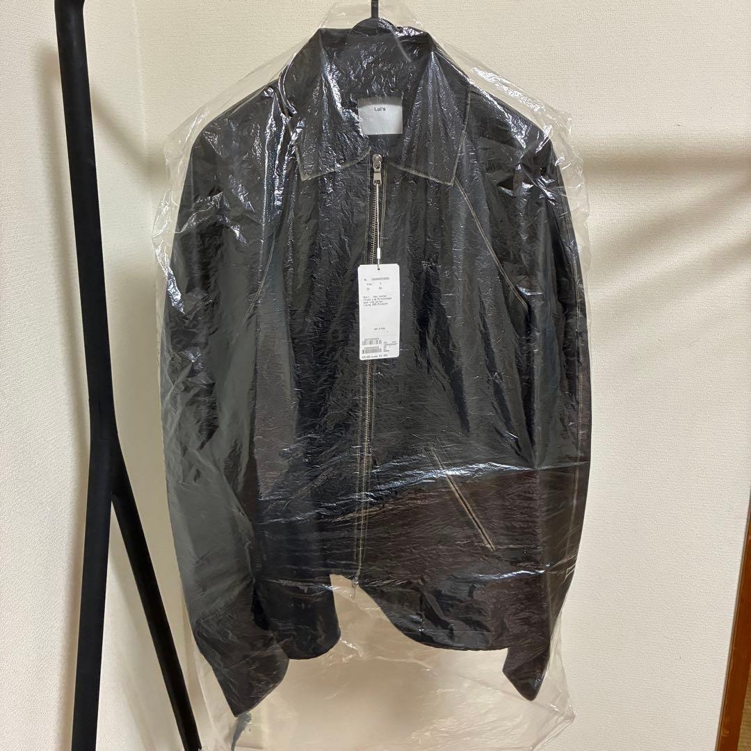 完売商品】Lui's グランジシンセティックレザーバルーンブルゾン