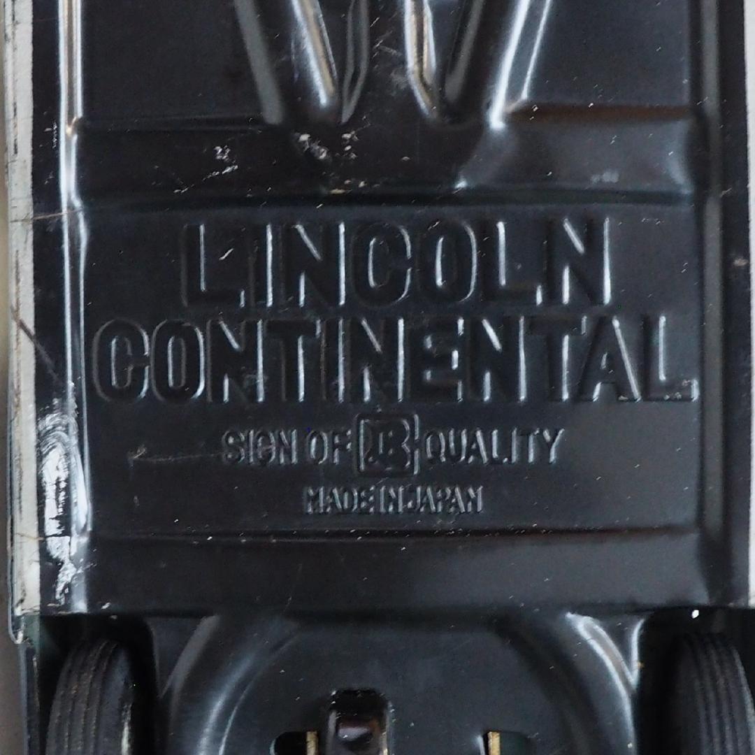 萬代屋【リンカーン コンチネンタル パトカー大】ブリキtin toy car箱無