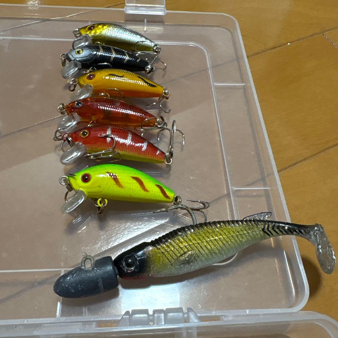 ルアーセット ミノー・プラグ 収納ケース付き - メルカリ