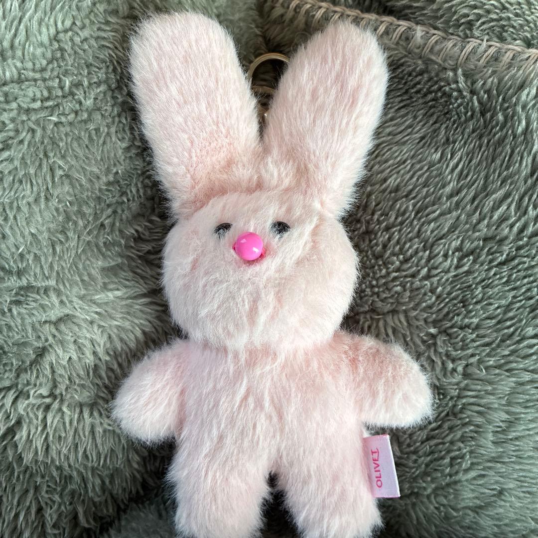 olivet オリベット 韓国 ピンク うさぎ キーホルダー - メルカリ