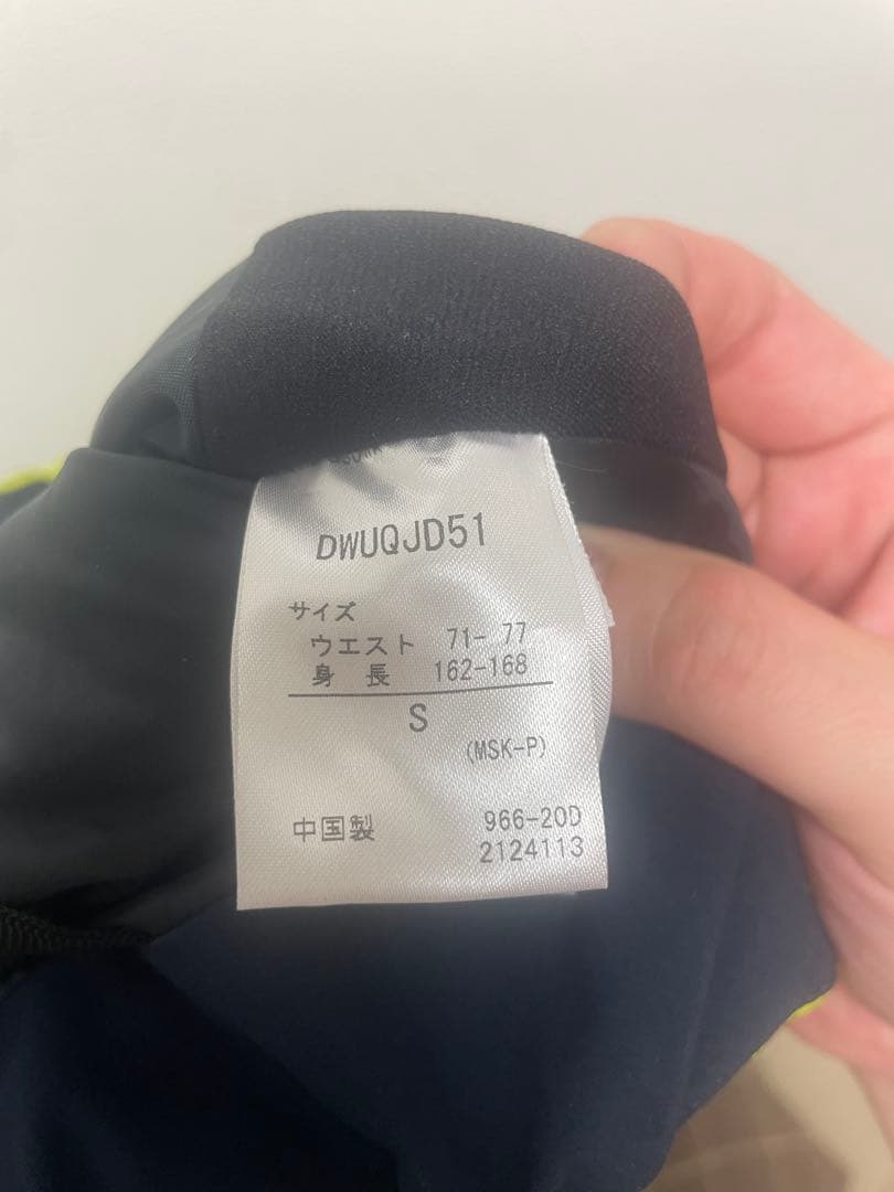 DESCENTE スキーウェア ネイビー/ライムグリーン - スキーお 手頃 価格