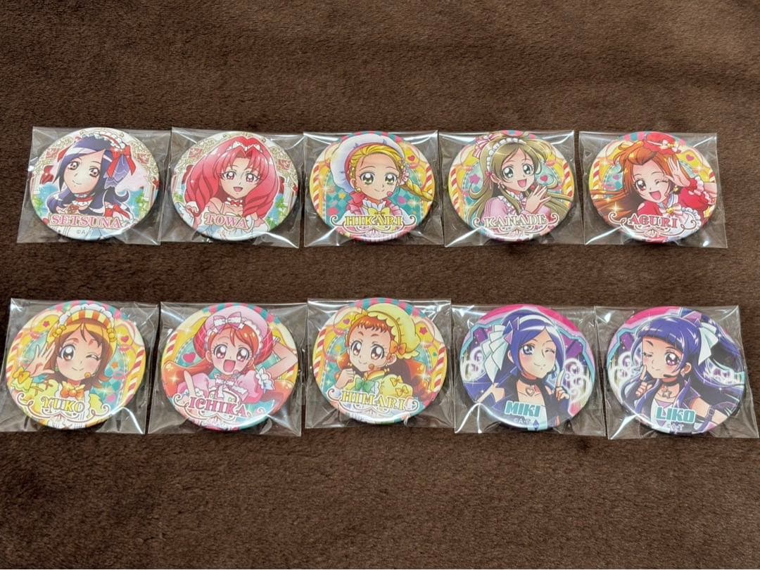プリキュア缶バッジ アイドルプリキュア缶バッジ 春フェス