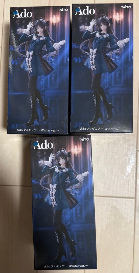 ラウンドワン　ado フィギュア　3点セット ✦ . ⁺ ˖ .✦ . ⁺ ˖ . ✦ . ⁺ ˖ . ✦ Ado×ROUND1 2025.10.24(Fri