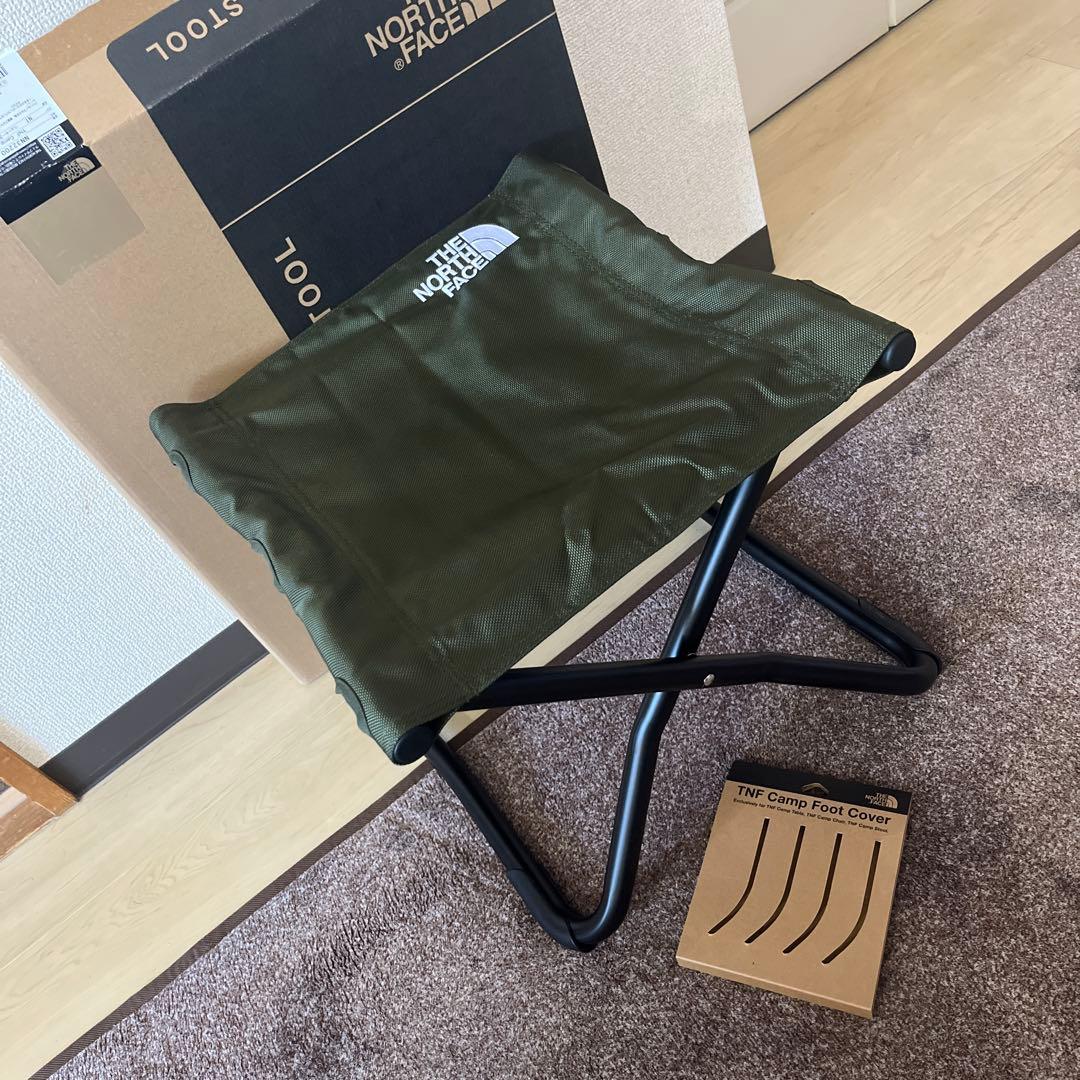 新品未使用　ノースフェイス　アウトドア　チェア　スツール　フットカバー　セット THE NORTH FACE（ザ ノースフェイス） 日本正規品 キャンプチェア THE