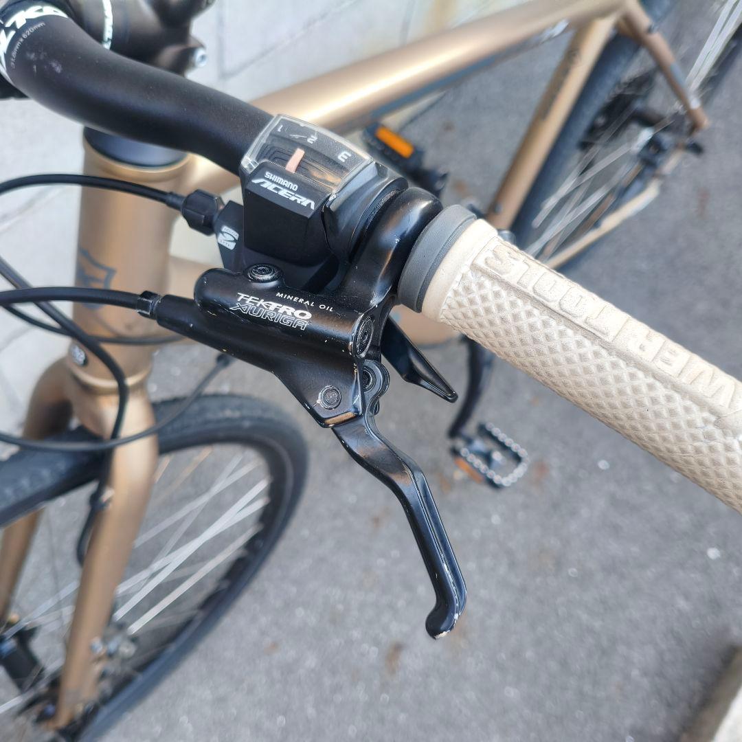 引取限定 大阪 クロスバイク 油圧 ディスクブレーキ KONA DEW - メルカリ