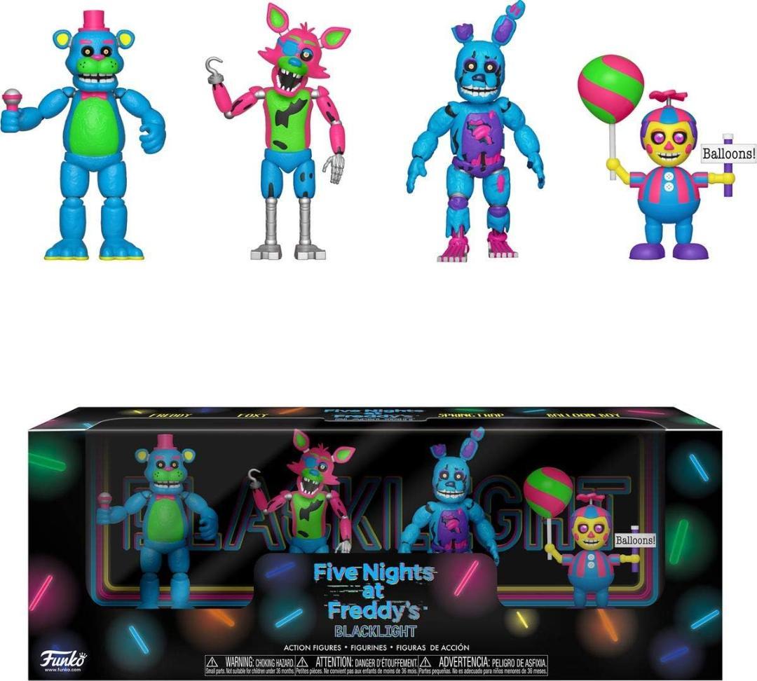 正規品 FNAF ブラックライト ミニフィギュア 8体セット ファンコ